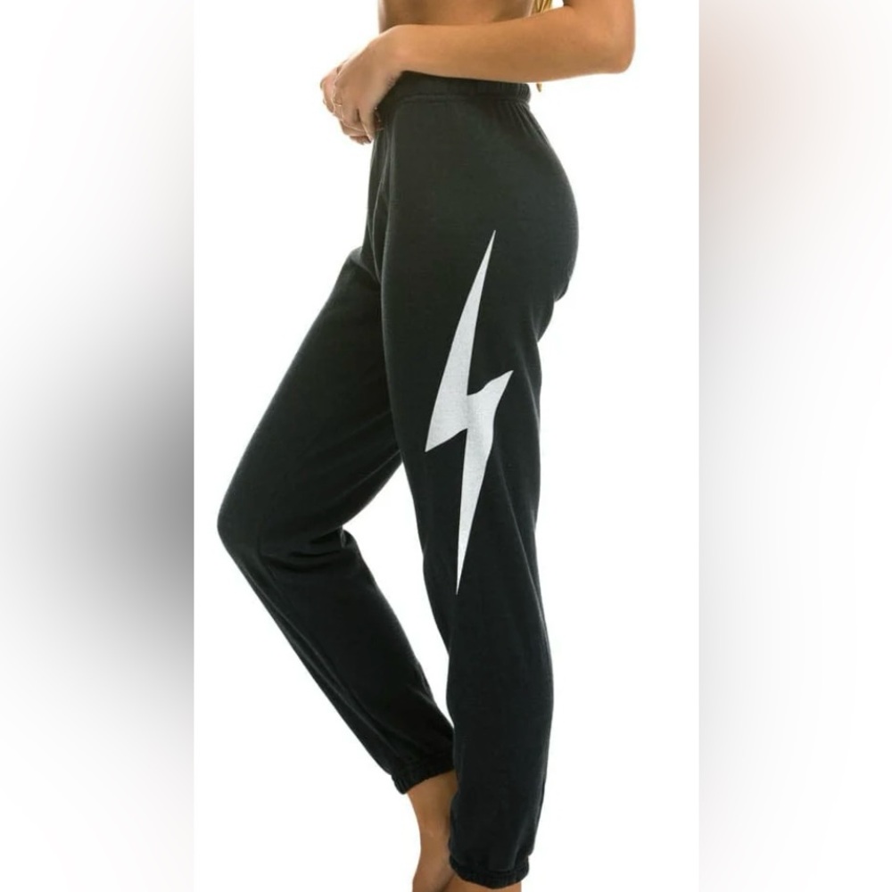 Aviator nation charcoal bolt women’s sweatpants